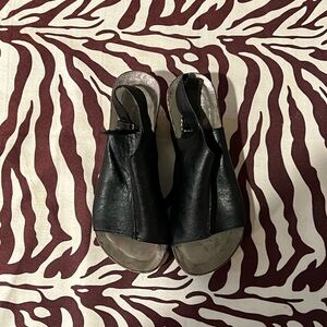 Black Women's Platform Wedge